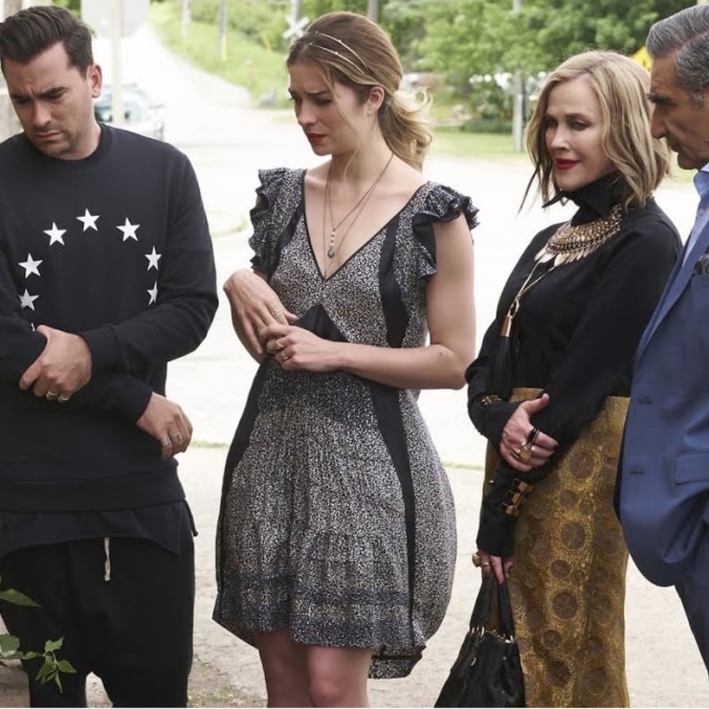 Balenciaga Dress as seen on Alexis Rose on Schitt’s creek